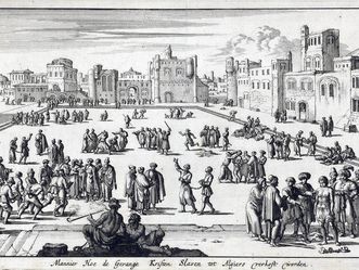 Sklavenmarkt in Algier, Jan Luyken 1684