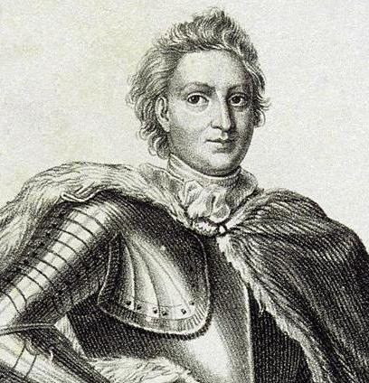 Bildnis des Markgrafen Karl Wilhelm von Baden, Lithografie um 1820