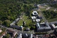 Orangerie, Junge Kunsthalle und Hauptbau Botanischer Garten Karlsruhe