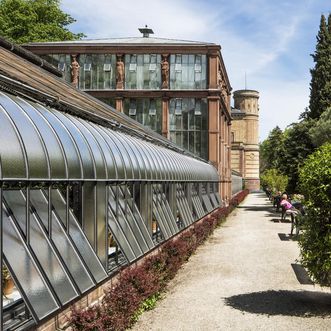 Botanischer Garten Karlsruhe, Schauhäuser