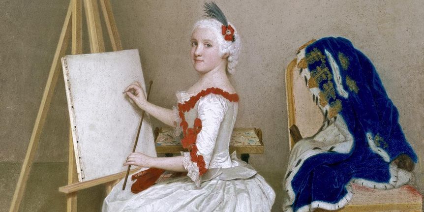 Portrait of Karoline Luise von Baden