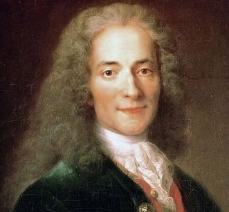 François Marie Arouet, genannt Voltaire, Porträt von Nicolas de Largillière