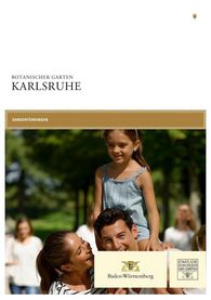 Titelbild des Sonderführungsprogramms für den Botanischen Garten Karlsruhe